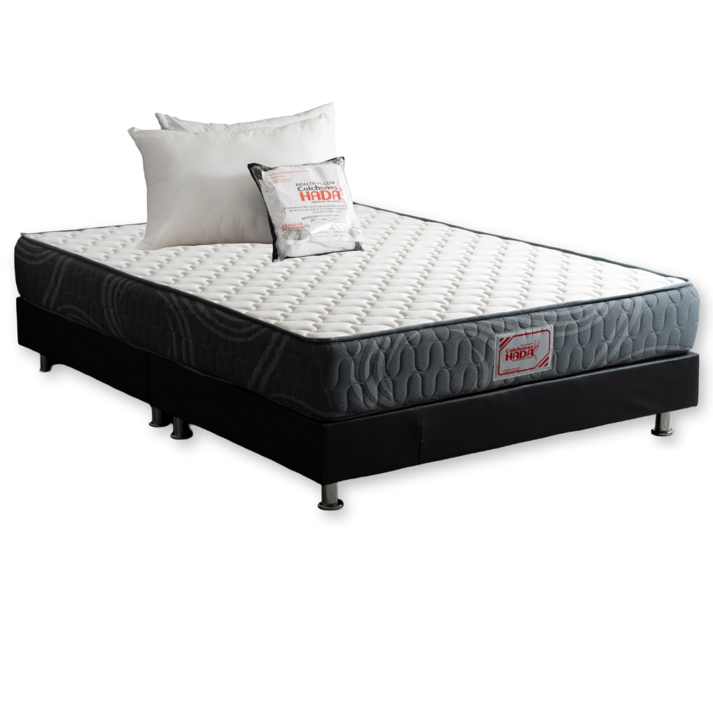 COMBO COLCHON CASSATTA  Y SOMIER DOS CUERPO  DOBLE 140X190 - OBSEQUIO ALMOHADA(S) Y PROTECTOR_4