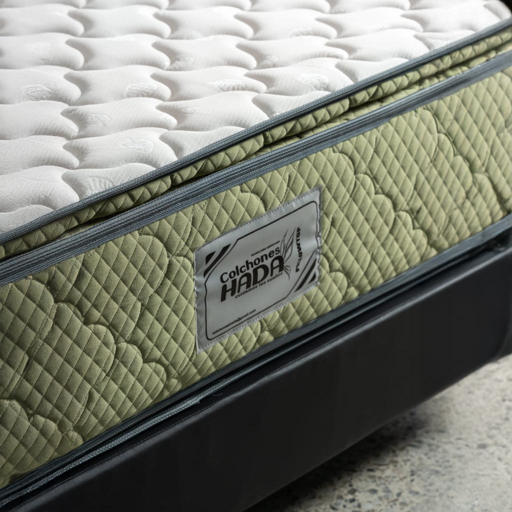 COMBO COLCHON RESORTADO PILLOWTOP Y SOMIER DOS CUERPO  DOBLE 140X190 - OBSEQUIO ALMOHADA(S) Y PROTECTOR_3